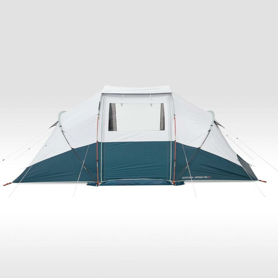 Палатка для кемпинга Decathlon Quechua Arpenaz 4.2 F&B на 4 человека, 2 спальни