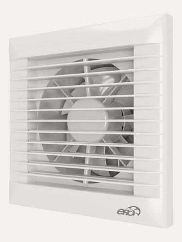 Изображение товара Вентилятор ERA EURO 6A, вытяжной, белый, пластик, 16Вт, 230м³/ч, установочный диаметр 150мм