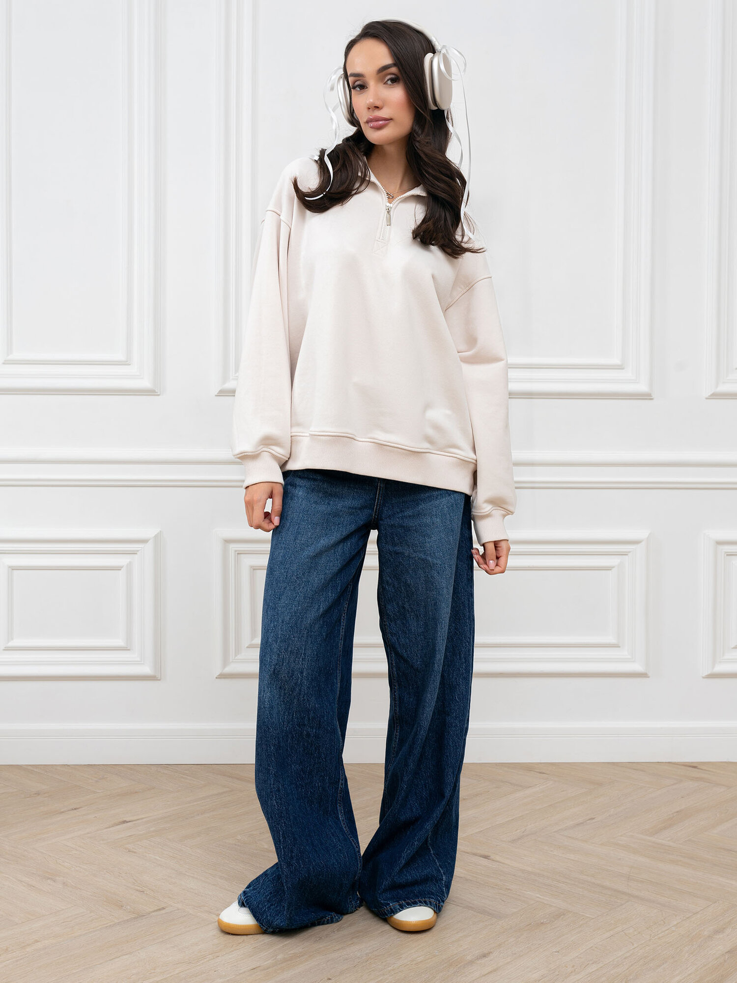 Толстовка MODAMICA MDMC PEACH EFFECT SS'2025, размер 46-48, , бежевый