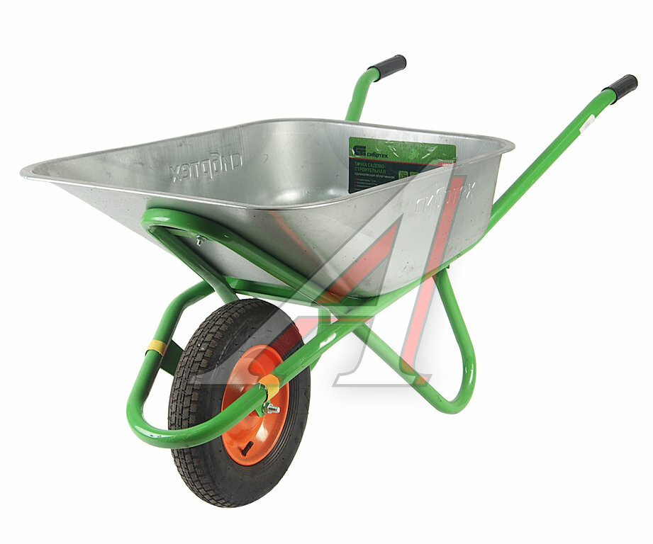 Тачка садовая 170кг строительная 90л СИБРТЕХ