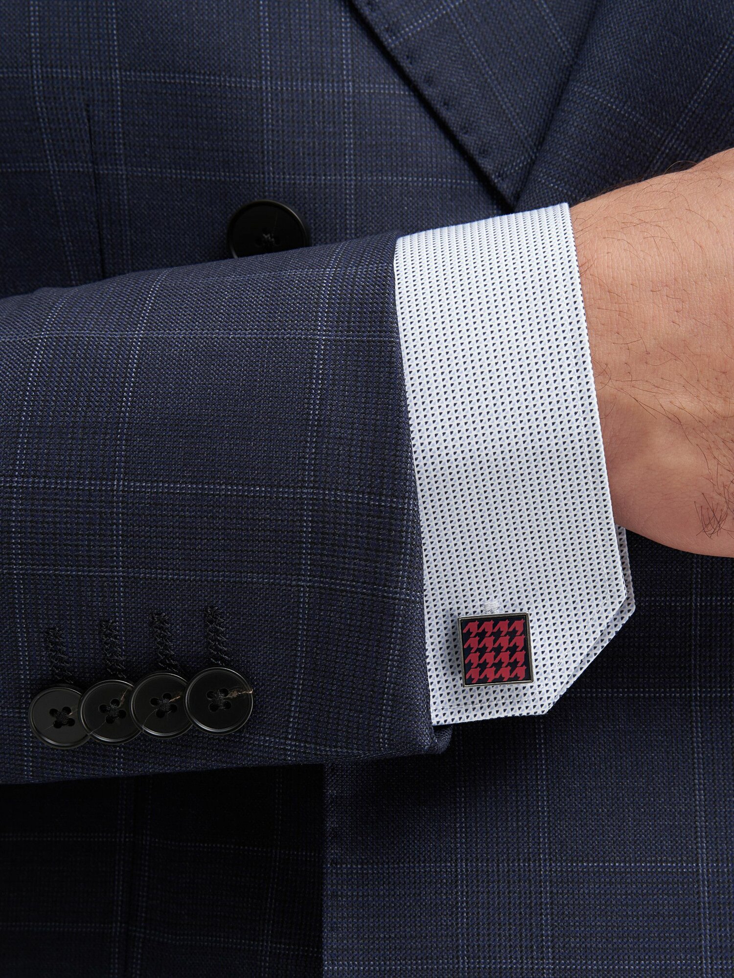 Запонки HENDERSON, красный — фото 1