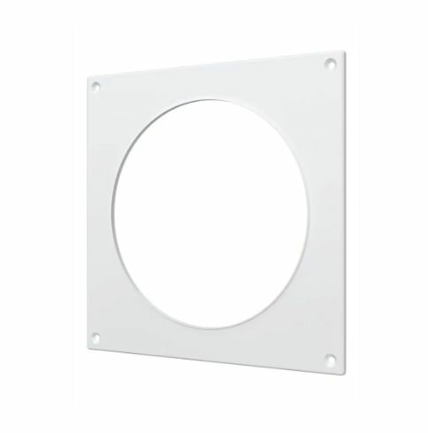 Пластина настенная для круглых воздуховодов Fonet D125 мм пластик