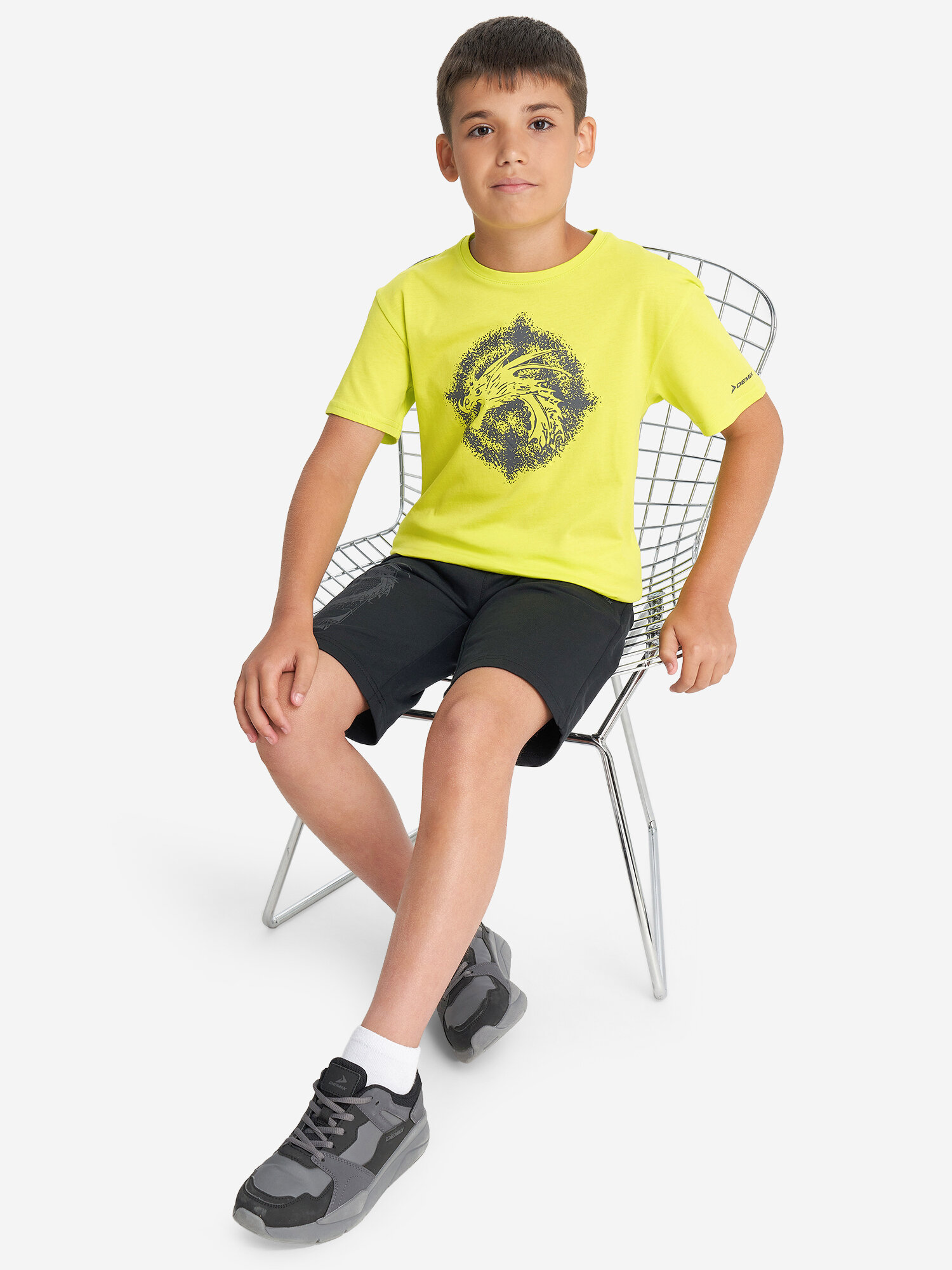 Футболка Demix, размер 164-170, салатовый — фото 1