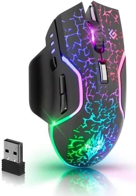 Мышь DEFENDER USB OPTICAL WRL ONESHOT GM-067 BLACK 52067 — фото 1