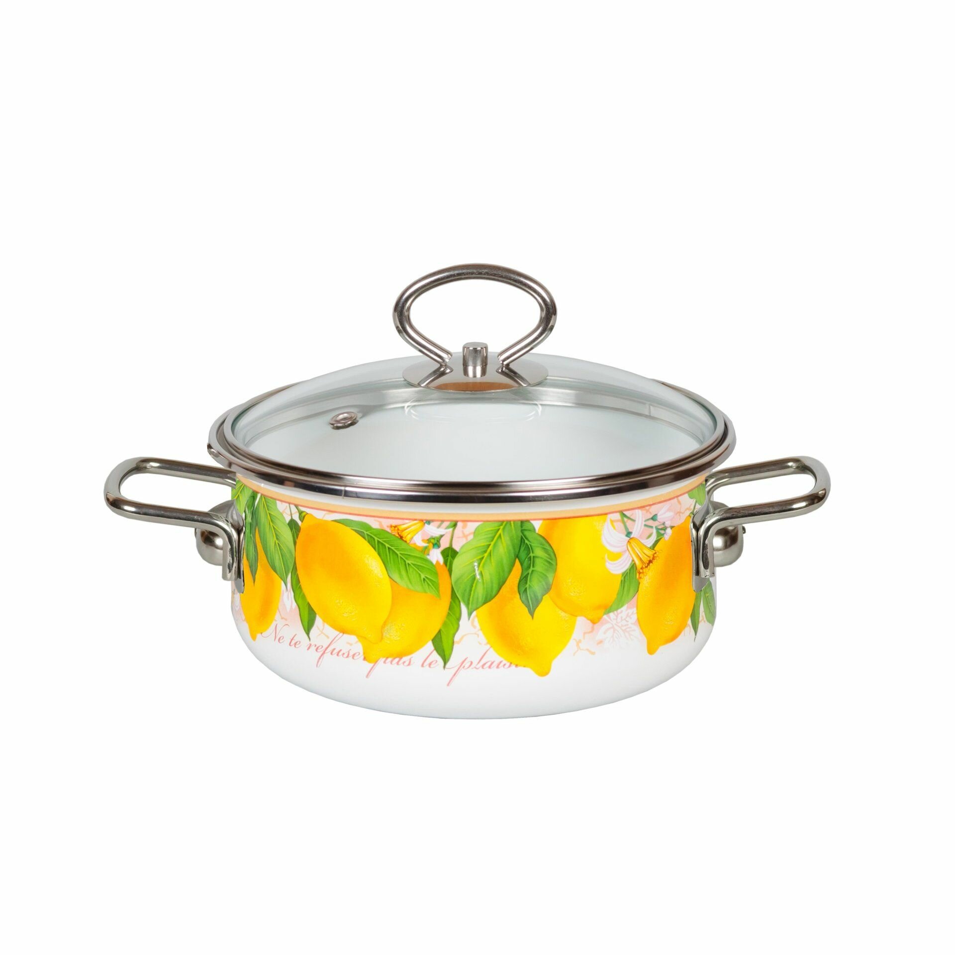 Кастрюля Limon эмал  3л Vitross