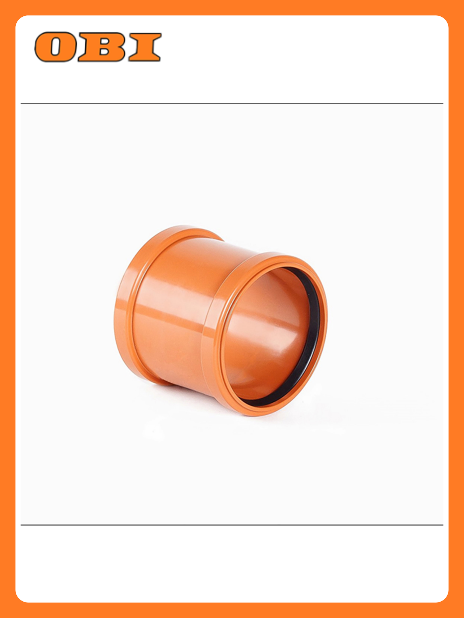 Муфта ремонтная хемкор d110 мм НПВХ для наружной канализации