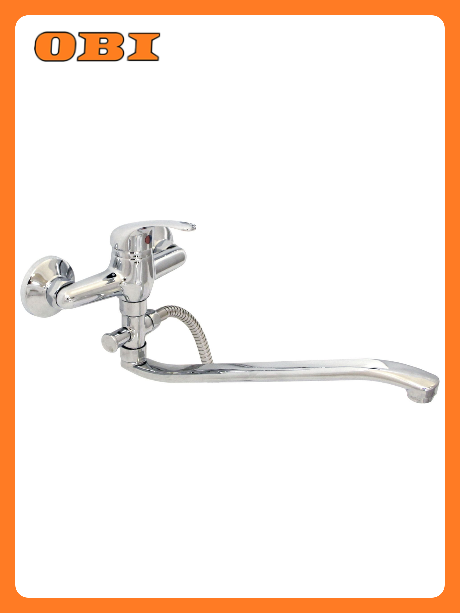 Смеситель для ванны ARGO STROY35-S35 с душевым гарнитуром поворотный излив 30см