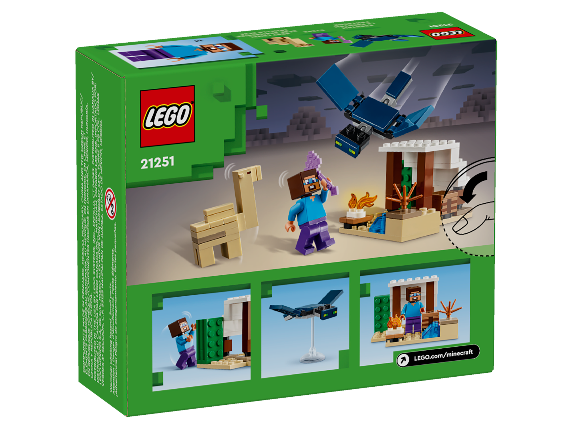 Конструктор Lego ® Minecraft™ 21251 Экспедиция Стива в пустыню