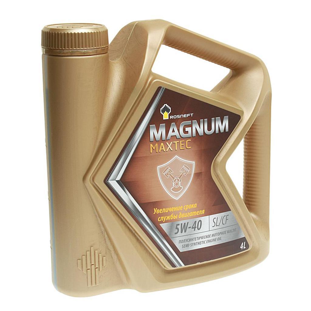 Моторное масло ROSNEFT Magnum Maxtec 5W-40, 4L