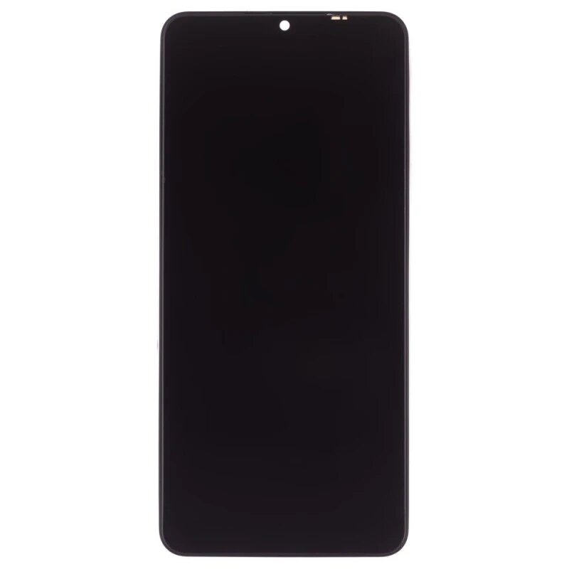 Дисплей для Samsung A127 Galaxy A12 Nacho + тачскрин (черный) (в рамке) (ORIG100) (SP)