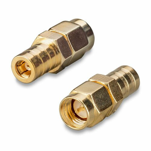 Переходник SMA(male) - SMB(female) (2шт) 2pcs 50ohm sma female to smb female car dab digital radio aerial antenna connector adapter