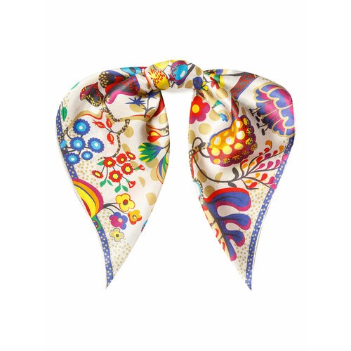 фото Платок eleganzza,53х53 см, оранжевый