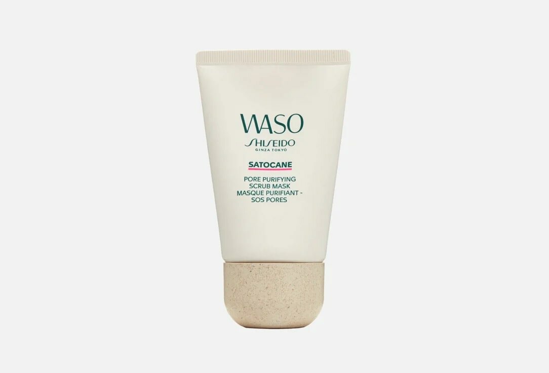 SHISEIDO Маска-скраб для глубокого очищения пор WASO Satocane pore purifying scrub mask