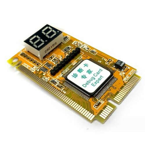 Пост карта MINI PCI, MINI PCI-E и LPC для диагностики ноутбуков 16 канальная релейная pci карта pci 1762 be