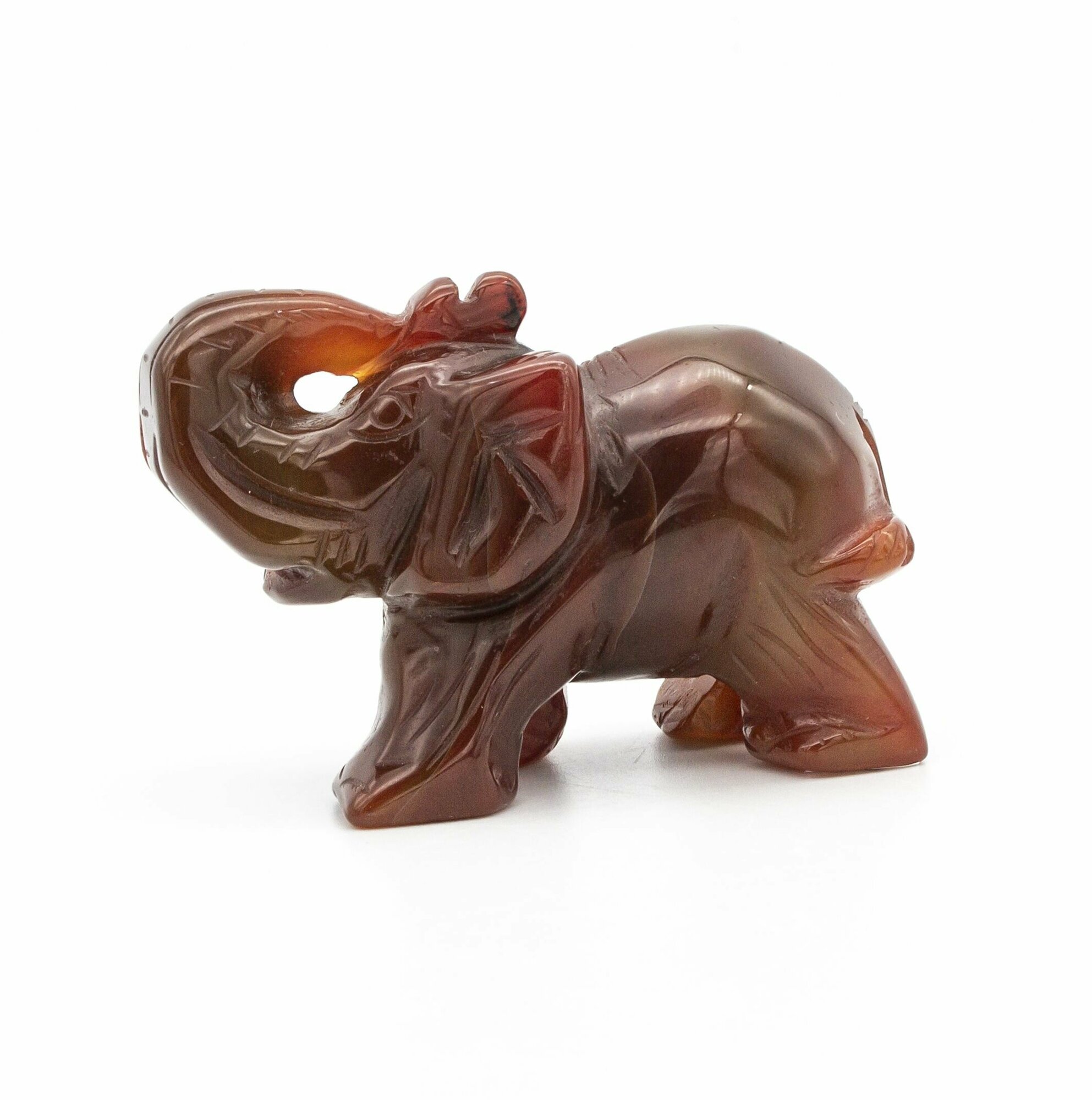 Статуэтка слона из сердолика 28
