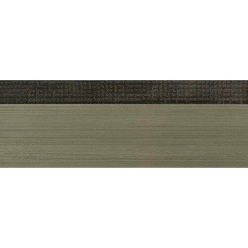 Кромка 3D PMMA 23х1мм, двухцветная глянец текстиль темное золото, 25 м