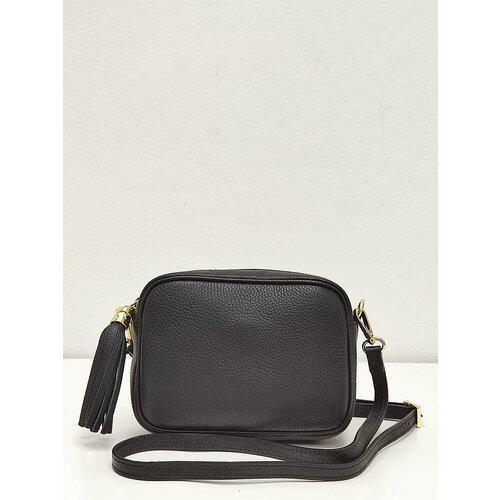 фото Сумка кросс-боди steffalini, фактура зернистая, черный