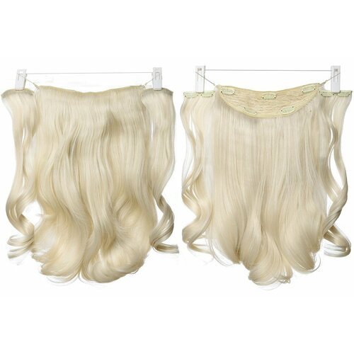 Накладные волосы пряди на заколках набор 3 пряди №122