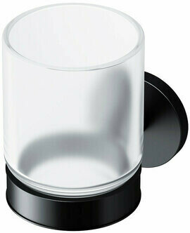 Аксессуар для ванной Am.Pm X-Joy A85A34322 Стеклянный стакан с настенным держателем черный