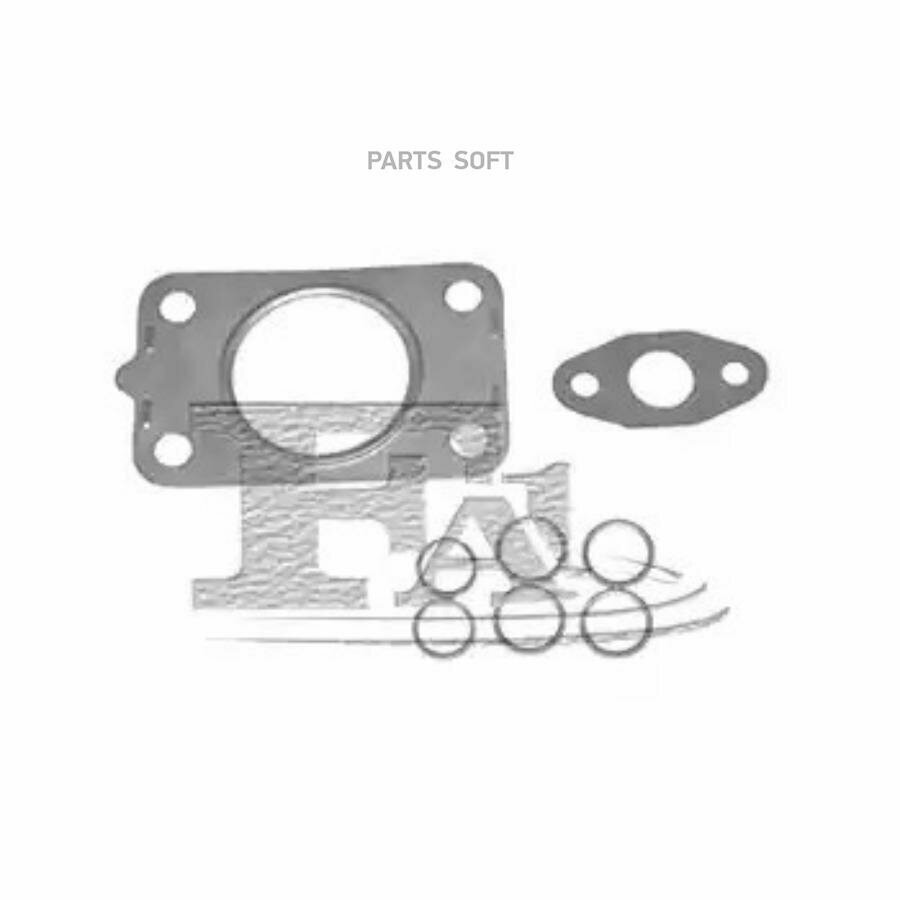 фото Комплект монтажный турбокомпрессора Fischer KT540006E для Saab 9-3, 9-5