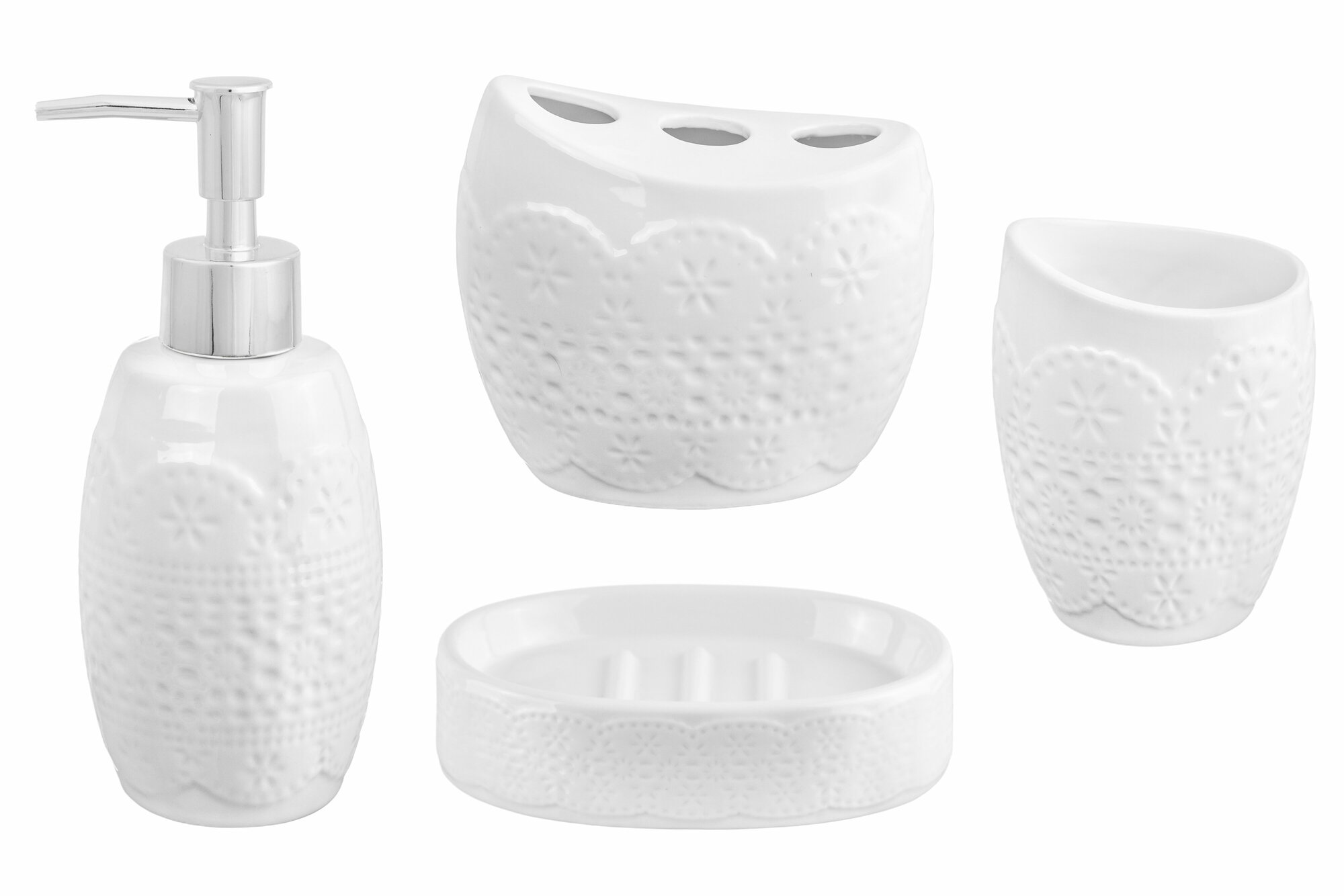 фото Набор для ванной Elan gallery Кружево 950178