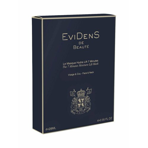 Набор из 4 увлажняющих лифтинг-масок для лица и шеи Evidens de Beaute The 7 Minutes Moisture Lift Mask Pack 27809₽