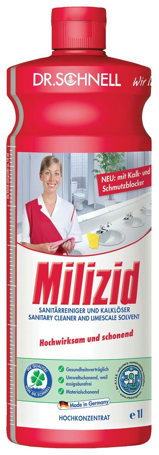 Профхим сантех кисл конц. д/уборки и сантехники Dr.Schnell/MILIZID,1л - фотография № 16