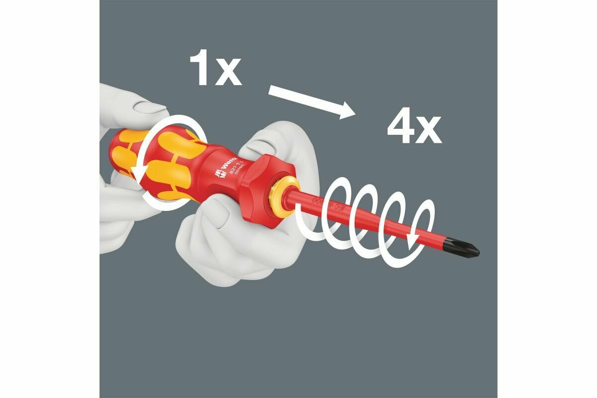 Рукоятка Wera 827 T i Kraftform (WE-057481) - фото №7
