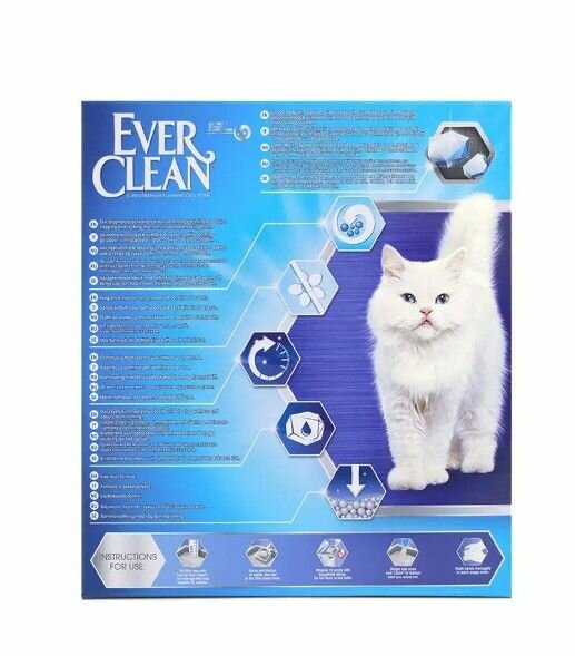 Ever Clean Multi-Crystals Комкующийся наполнитель, 10L - фотография № 13