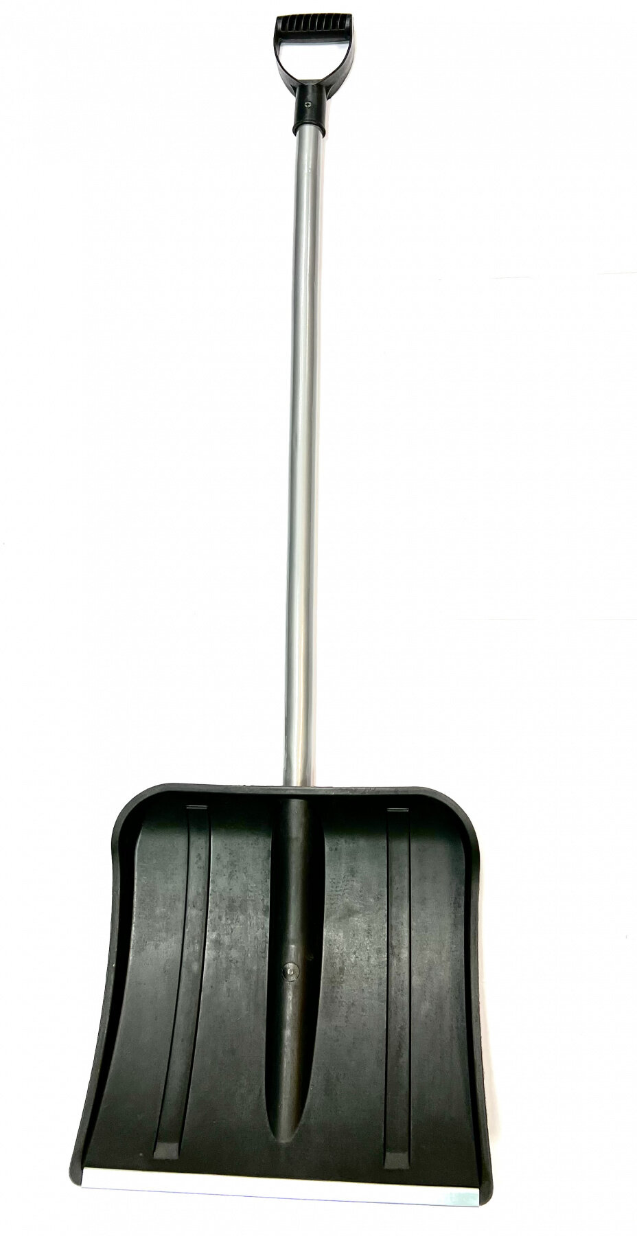 Лопата для уборки снега 400х370мм, деревянный черенок V-образная ручка BERHAU Эконом 102016