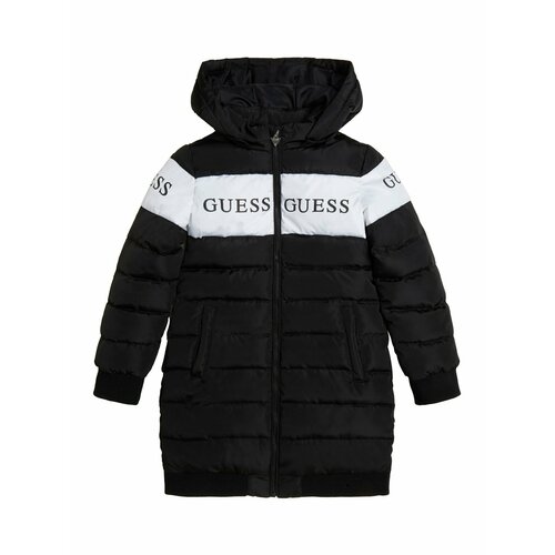 Куртка GUESS, размер 12, черный, белый