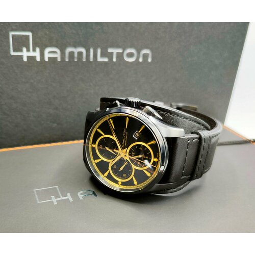 Наручные часы Hamilton Jazzmaster, черный наручные часы hamilton jazzmaster h38645735 золотой черный