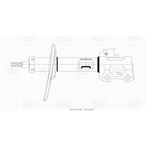 TRIALLI AG19365 Амортизатор дя а/м Toyota Rav4 (13-)/Lexus NX (14-) (стойка) пер. прав. (AG 19365)