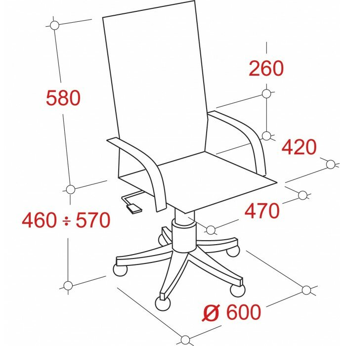 Компьютерное кресло EasyChair 223 PC офисное