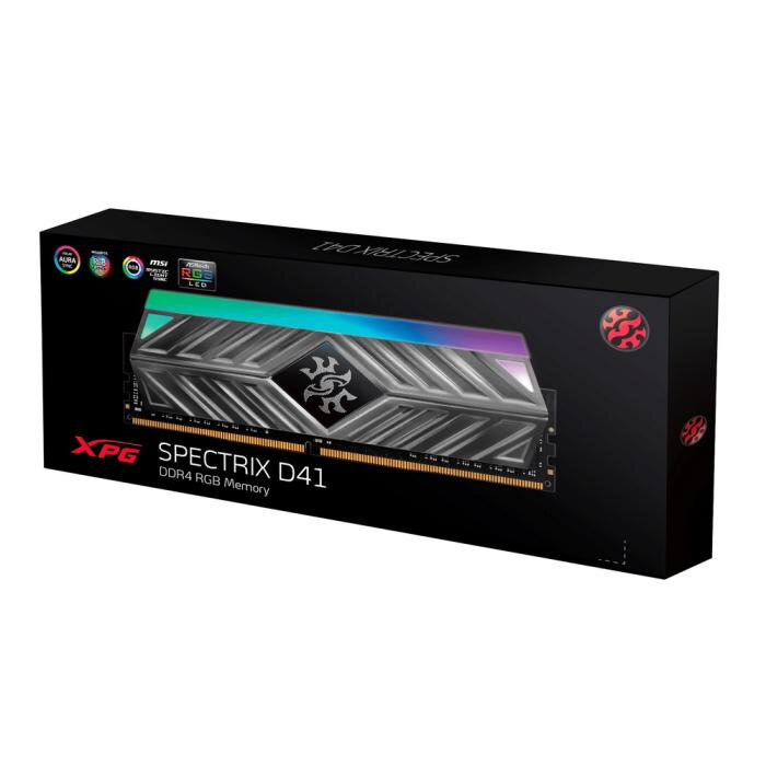 Оперативная память ADATA DDR4 16GB 3600 DIMM XPG Spectrix D41 RGB (AX4U360016G18I-ST41)