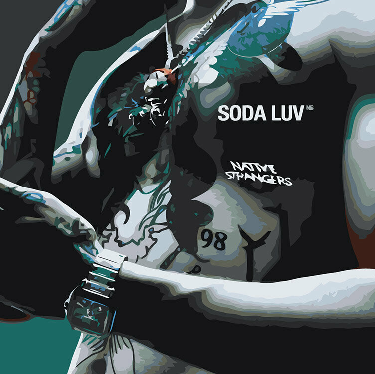 Картина по номерам на холсте Soda Luv обложка 2 40х40