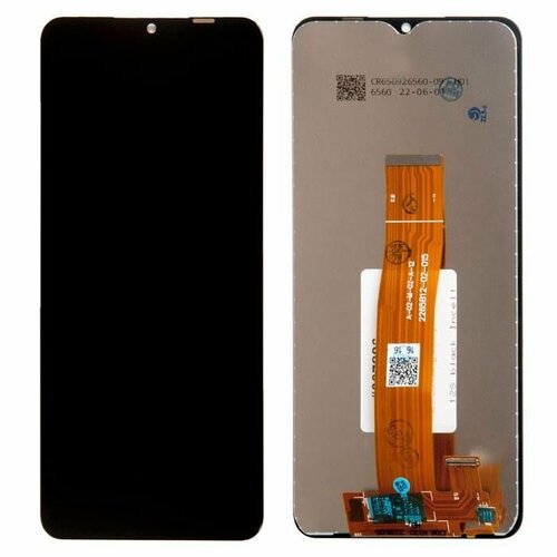 Дисплей Rocknparts в сборе с тачскрином для Samsung Galaxy A127 A12S Incell, черный