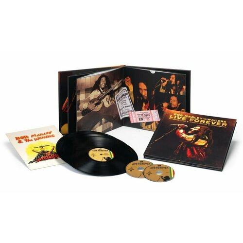 Виниловая пластинка Bob Marley and The Wailers: Live Forever: The Stanley Theatre 23.9.1980 (2CD + 3LP) виниловая пластинка bob marley and the wailers live forever the stanley theatre 23 9 1980 2cd 3lp