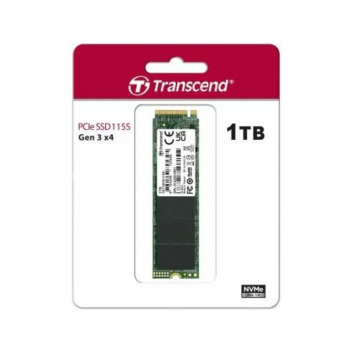 Твердотельный накопитель SSD Transcend PCI-E 30 x4 1Tb 115S M2 2280 02 DWPD 1034000₽