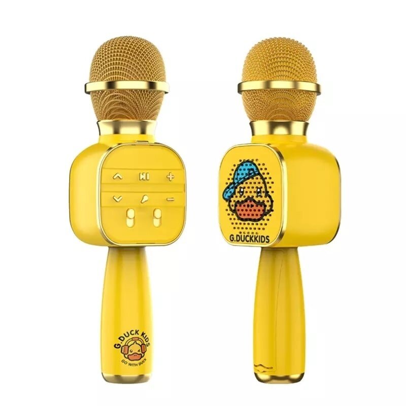 Беспроводной желтый микрофон G Duck Kids