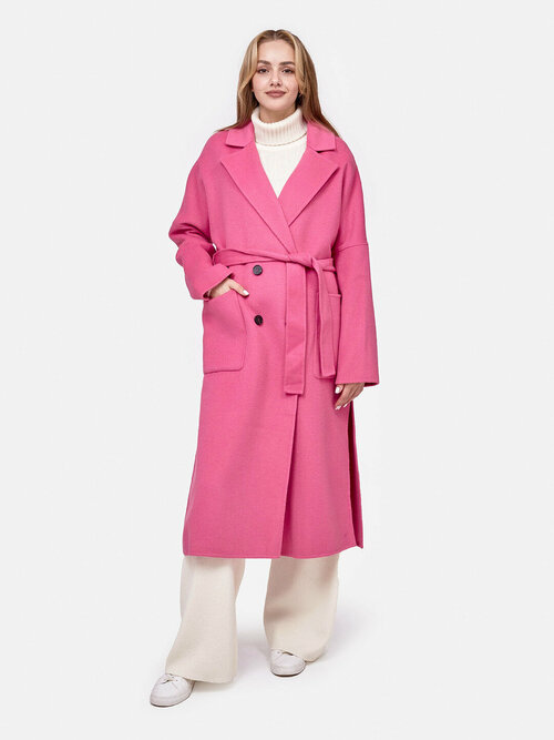 Пальто  Ermanno Firenze, размер 42, розовый