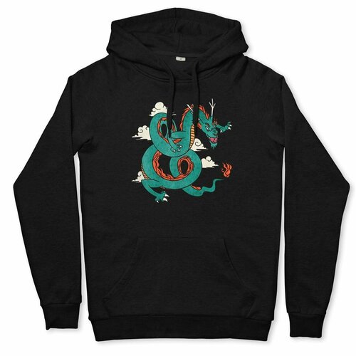 фото Толстовка dreamatorium, размер m, черный