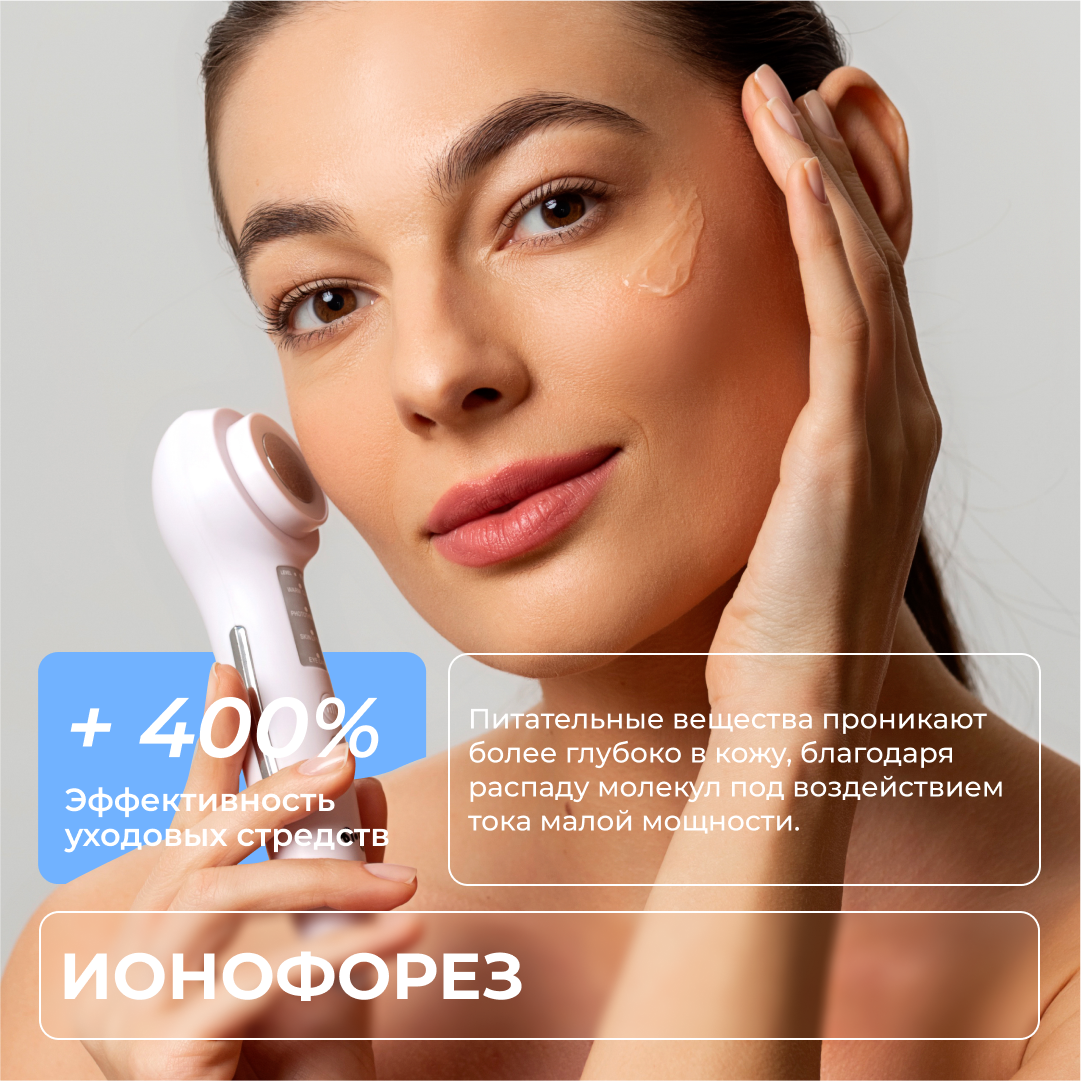 ng beauty Массажер для лица Nosto электрический. RF лифтинг для выработки коллагена и омоложения. - фотография № 3