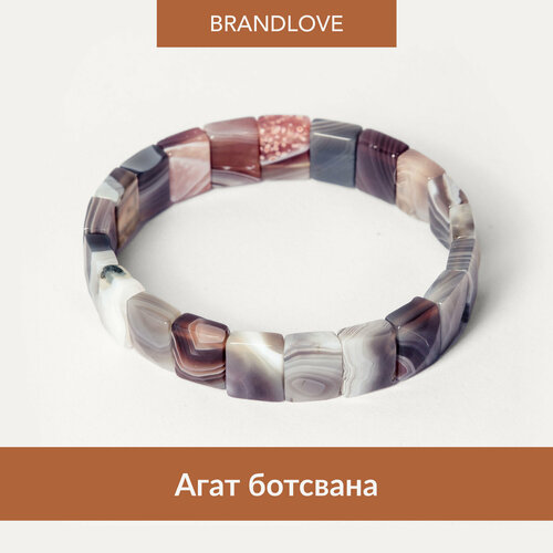 фото Браслет bl jewelry elementa, тигровый глаз, бычий глаз, соколиный глаз, агат, 1 шт., бежевый