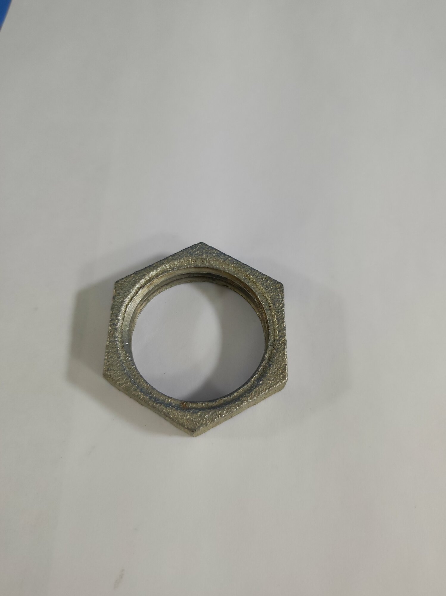 фото Контргайка чугунная Ду32 оцинкованная 212200013 ГОСТ