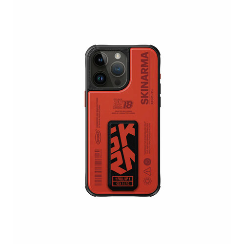 Чехол Skinarma Spunk Case для iPhone 15 Pro with reinforced bumper corners 6.1 Pro, оранжевый