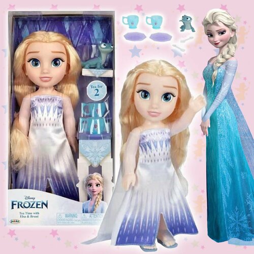 Кукла Эльза Frozen Холодное сердце Чаепитие с Бруни