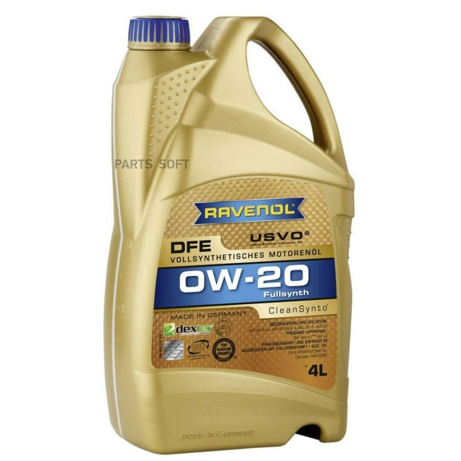 RAVENOL 4014835853768 Масо моторное DFE SAE 0W-20 (4)