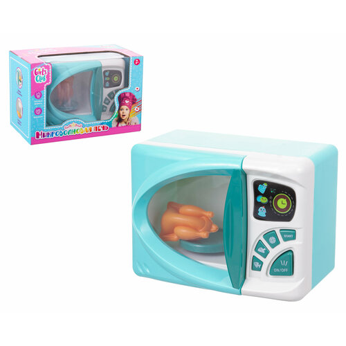 Игрушка Микроволновая печь Girl`s Club, световые эффекты, вращение GIRL'S CLUB IT108570 совтехстром игрушка микроволновая печь