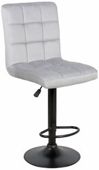 Стул барный ecoline Паркер WX-2517 цвет сиденья светло-серый, цвет основания черный